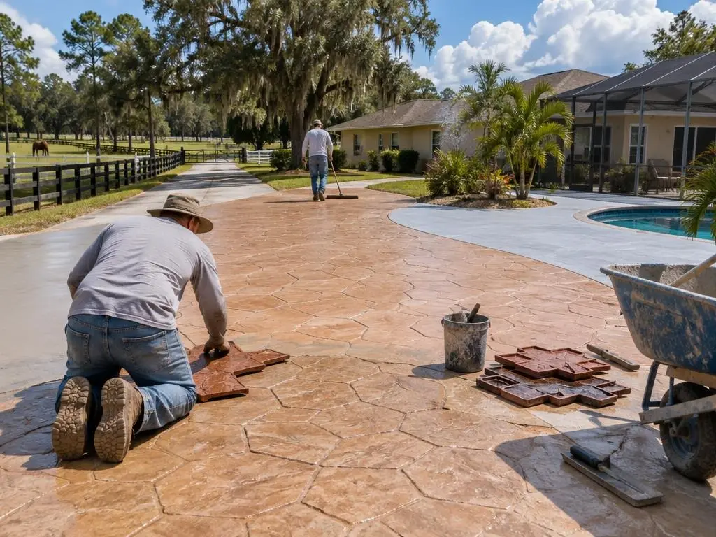 Stamped Concrete in Ocala, FL